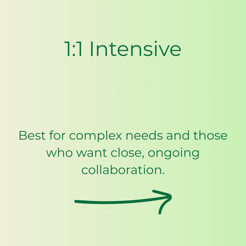 1:1 Intensive transform graphic
