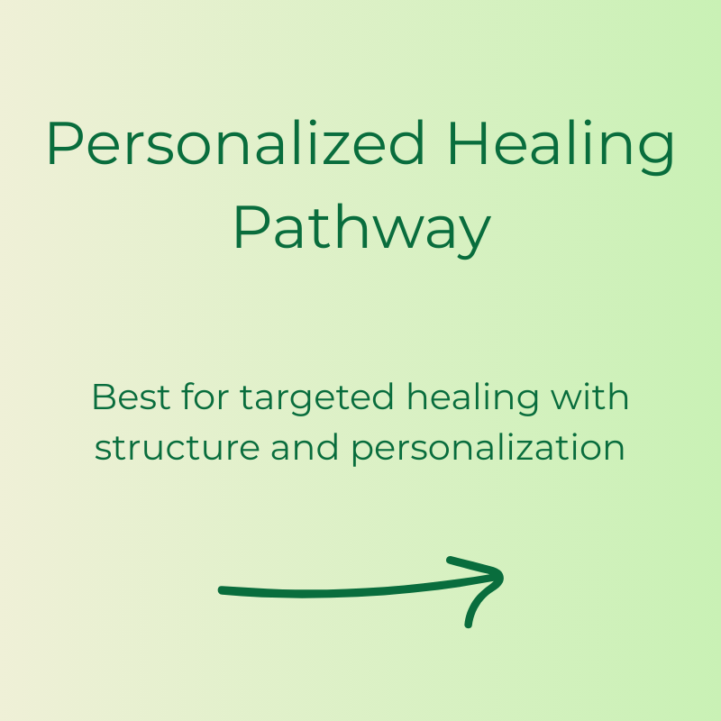 Personalized Healing Pathway transform graphic